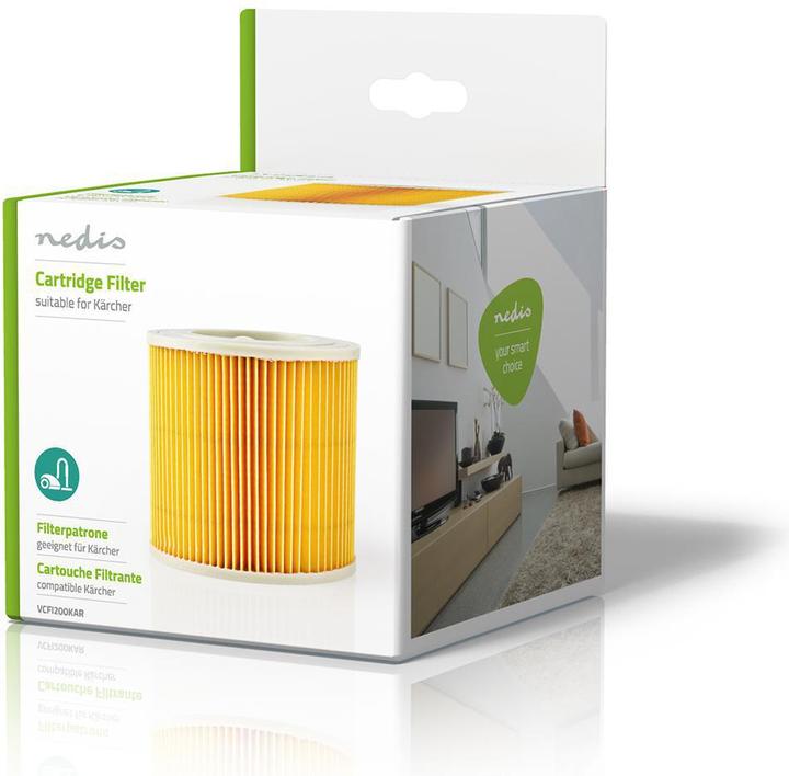 Actual product image Nedis Filter Cartridge For Kärcher Vacuum Cleaner Replacement
