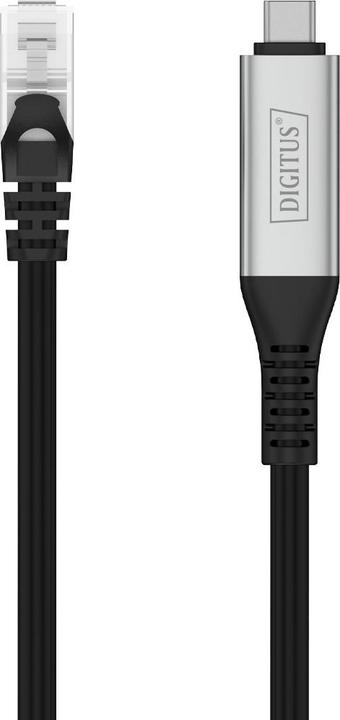 Produktbild Digitus USB-C 3.2 Gen1 - RJ45 Ethernet Kabel, 1Gbit/s, 2m (S/FTP, CAT6a, 2 m)