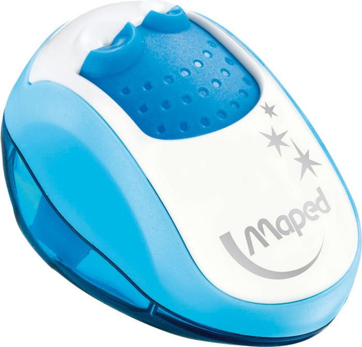 Produktbild Maped Spitzer mit Auffangbehälter Clean, 2 Stiftgrössen, f.sort., in Blisterverpackung