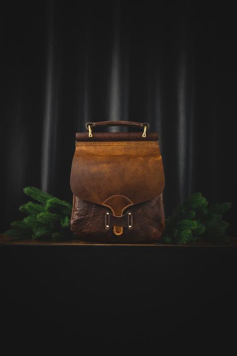 Produktbild Only-Bags.Store Lederhandtasche, Umhängetasche, Top Handle Bag, Lederrucksack, Weihnachtsgeschenk