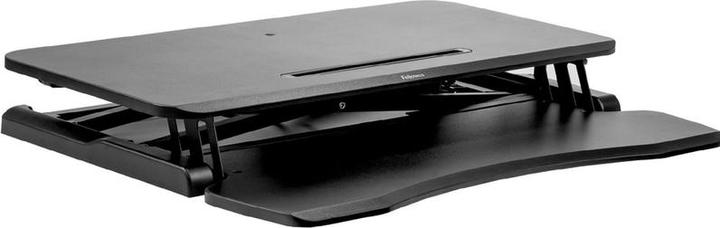 Actual product image Fellowes Corsivo™ sitting/standing workstation, HxWxD 110 x 800 x 615 mm, black.