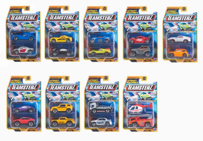 Teamsterz TZ Modèles moulés Street Machines 2 pces, 7,5 cm
