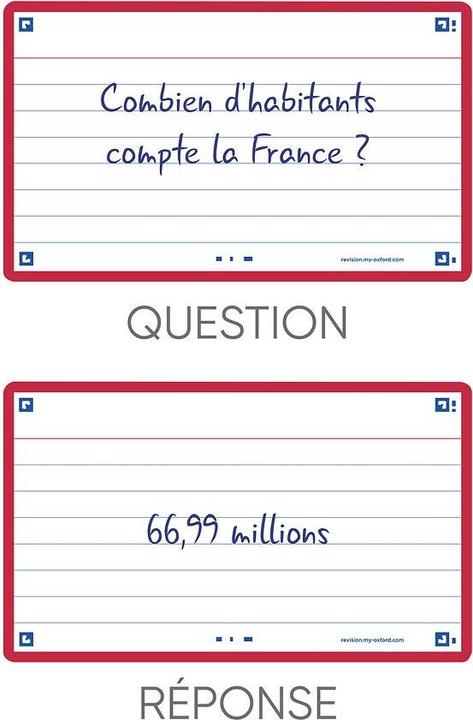 Image du produit Oxford 80 flashcards FLASH 2.0 - 7 (A7, 80 x)