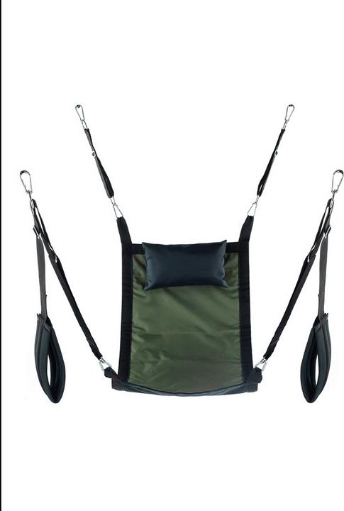 Mr. Sling Rectangular canvas sling - 4 points - Full set - Kaki