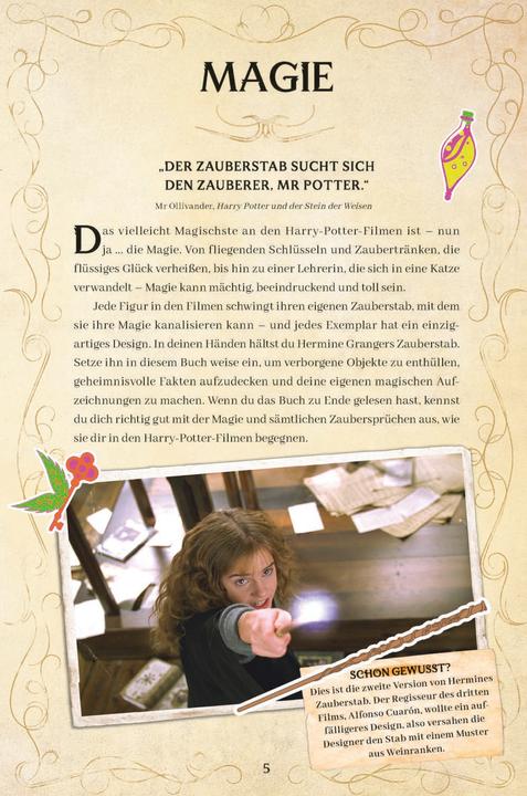 Actual product image Panini Aus den Filmen zu Harry Potter: Zaubersprüche & Zaubertränke (German, Cala Spinner, 2024)