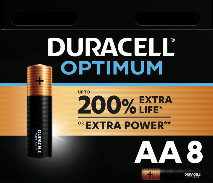 Actual product image Duracell Optimum (8 pcs., AA)