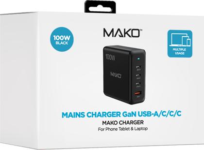Immagine prodotto Mako GaN2 EU Mains Charger USB-C/C/A (100 W)