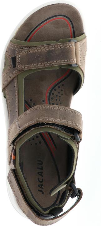 Produktbild Jacalu Damen Herren Trekkingsandalen Outdoorsandalen herausnehmbare Innensohle braun (42)