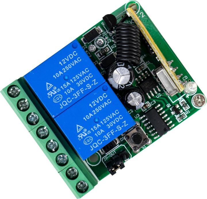 Actual product image PNI CA500LR Remote control relay for controlling 1 or 2 garage doors, gates, barriers, 2 relays
