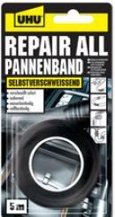 Produktbild UHU Pannenband repair all, (B)19 mm x (L)5 m, schwarz (19 mm)