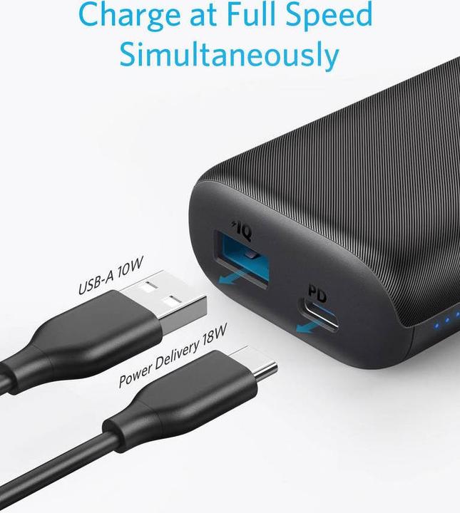 Image du produit Anker PowerCore 10000 PD (10000 mAh, 28 W, 37 Wh)