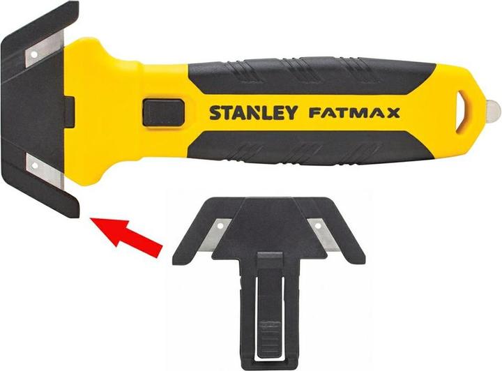 Actual product image Stanley St.Nóż Bezpieczny Do Taśm Pakowych Dwustronny Bi-Mat Z Wymienną Koncówką (Cutters)