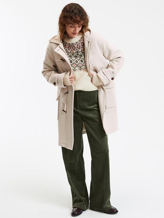 Immagine prodotto La Redoute Collections Halblanger Dufflecoat mit Kapuze (M)