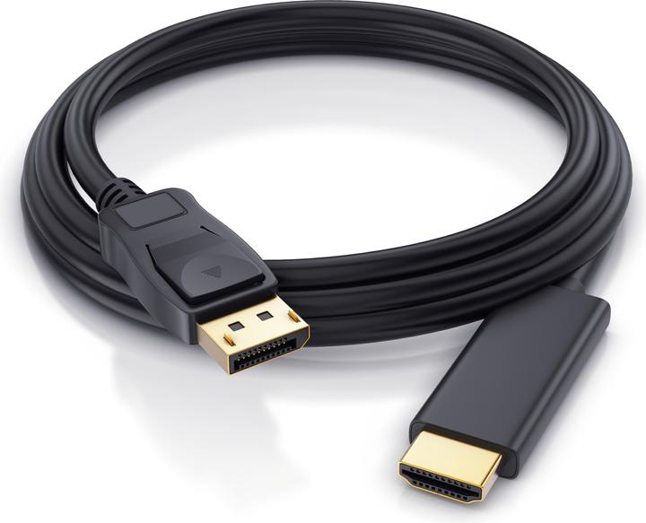 Produktbild Primewire 4k DisplayPort auf HDMI Kabel, DP 1.4 zu HDMI Konverterkabel, Adapterkabel, UHD 2160p 4K 3840 x 2160 (3 m, DisplayPort)