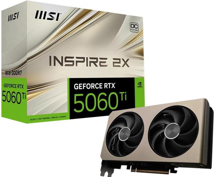 Produktbild MSI GeForce RTX 5060 Ti 8G VENTUS 2X OC WHITE (8 GB)
