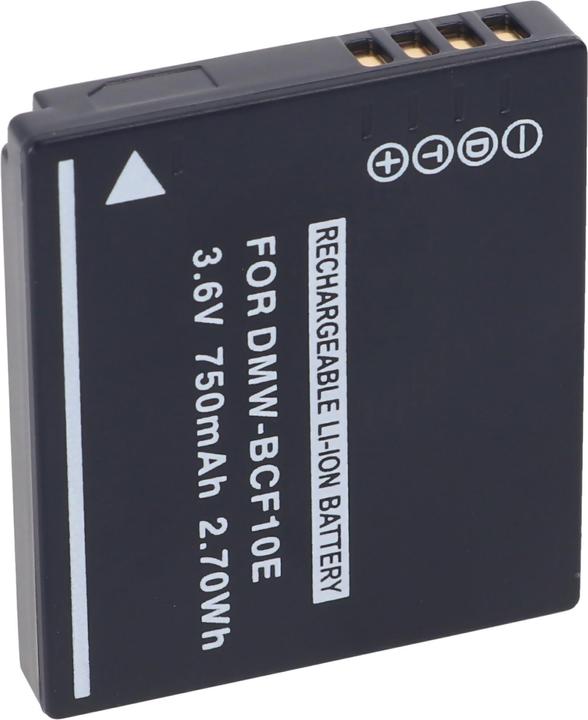 Image du produit Panasonic Batterie DMW-BCF10, DMW-BCF10E, BCF-10, CGA-S/106C,, CGA-S106C (Batterie de l'appareil photo)