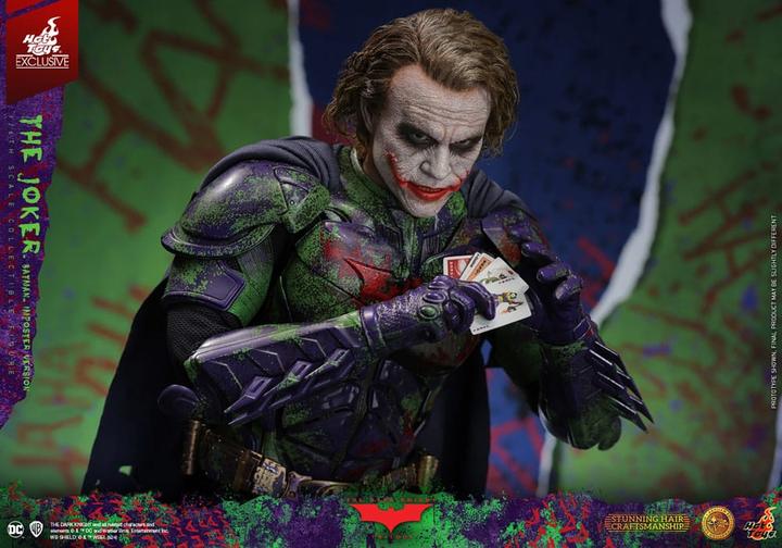Actual product image Hot Toys The Dark Knight "The Joker - Batman Imposter Version" Exclusive Artisan Edition 1/6 Action Figure