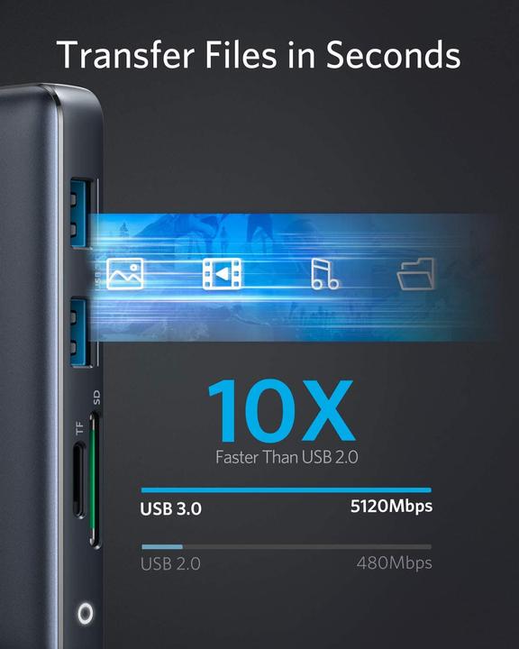 Productafbeelding Anker PowerExpand (USB-C, 8 Havens)