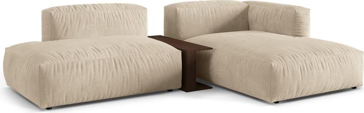 Actual product image Micadoni Modular Right Corner Sofa, "Martina", 2 Seats, 292x176x75 Made in Europe (Corner sofa, Modular sofa)