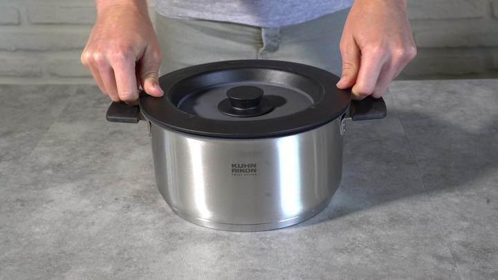 Actual product image Kuhn Rikon Smart Compact Set (16 cm, Pan set + pot set, Stainless steel)