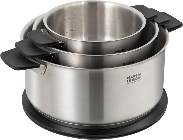 Actual product image Kuhn Rikon Smart Compact Set (16 cm, Pan set + pot set, Stainless steel)