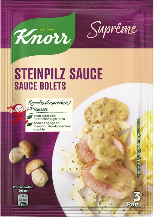 Image du produit Knorr Suprême sauce bolets sachet pour plats de viande (34 g)