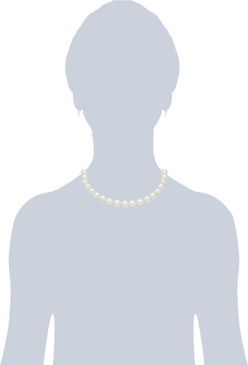 Immagine prodotto Rafaela Donata Catena da donna in argento conchiglia e perla 40,0 cm di base + 5,0 cm di estensione - 30358 (Argento, 60 cm)