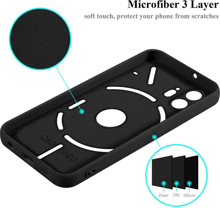 Image du produit Cadorabo Coque pour Nothing Phone 2 TPU Liquid Silicone Case (Nothing Phone (2))