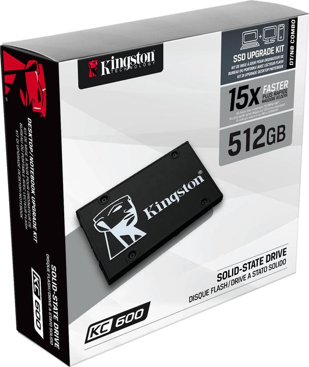 Image du produit Kingston KC600 (512 Go, 2.5")
