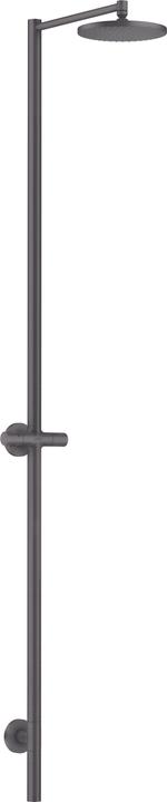hansgrohe HG Shower column AXOR STARCK m head br 240 1 jet brushed black chrome
