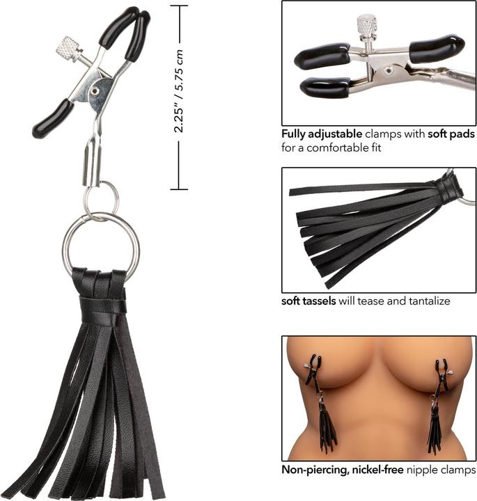 Image du produit CalExotics Pinces à tétons Playful Tassels