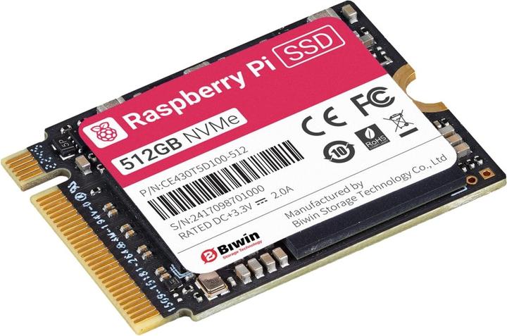 Image du produit Raspberry Pi SC1440 (512 Go, M.2 2230)