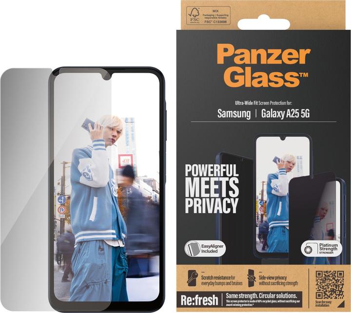 Produktbild PanzerGlass Privacy (1 Stück, Samsung Galaxy A25 5G)