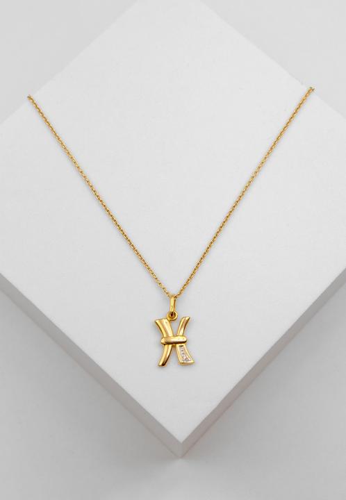 Image du produit Muau Lettre (750, Or blanc, Or jaune 18 carats)
