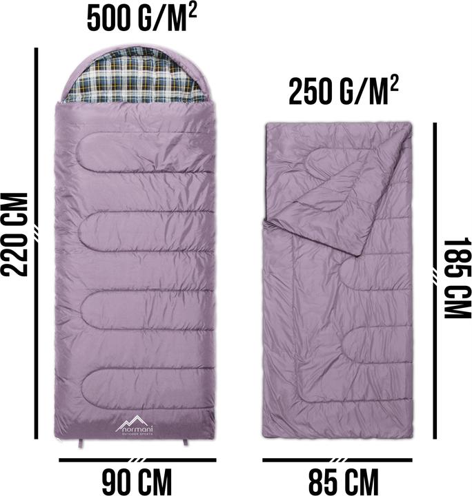 Produktbild Normani 4-in-1 Schlafsack Antarctica - 415 (220 cm)