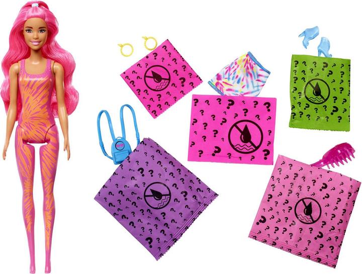 Produktbild Barbie Color Reveal Neon Tie-Dye Series Sortiment