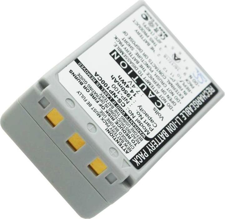 Image du produit AccuCell Akku Casio NP-100 Akku Exilim EX-F1 (Batterie de l'appareil photo)