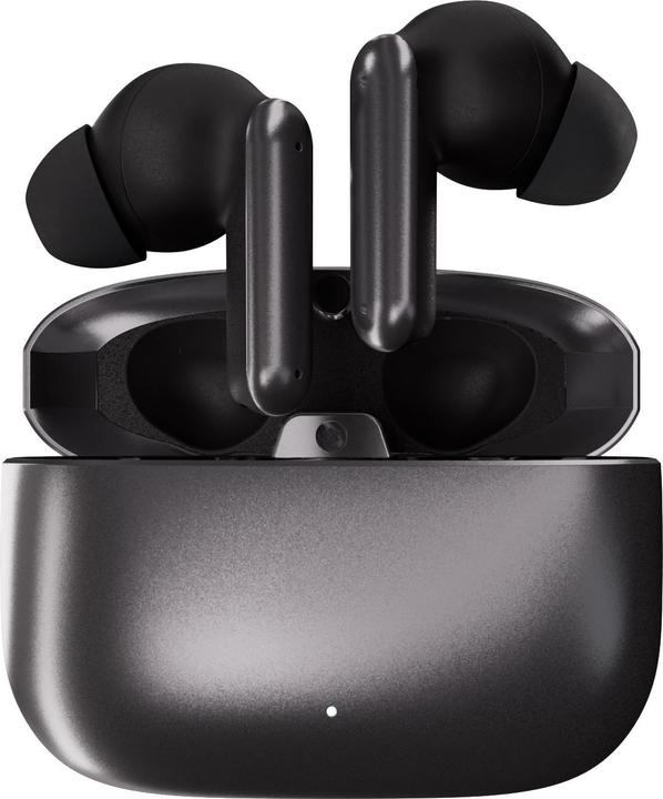 Vivanco Noise Cancelling TWS Bluetooth Kopfhoerer, ANC/ENC Funktion, anthrazit metallic (5 h, Kabellos)