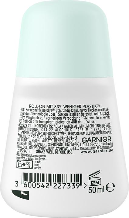Actual product image Garnier Invisible Protection (Roll-on, 50 ml)