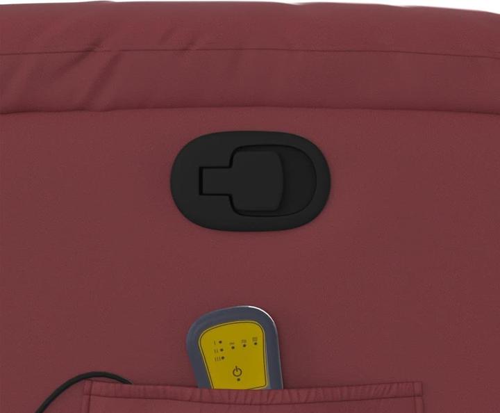 Produktbild VidaXL Massagesessel Weinrot Kunstleder,Farbe: Weinrot,Material