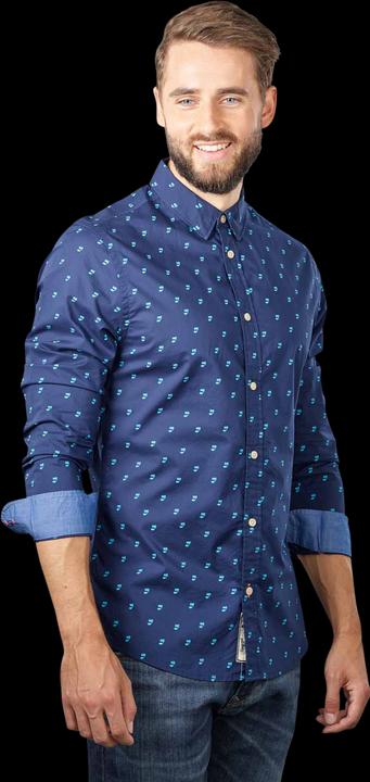 Immagine prodotto Scotch & Soda Ditsy Printed Poplin Shirt Long Sleeve Blue (L)