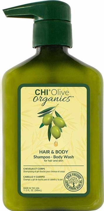 CHI Olive Organic Hair & Body Shampoo 3 (340 ml, Flüssiges Shampoo)