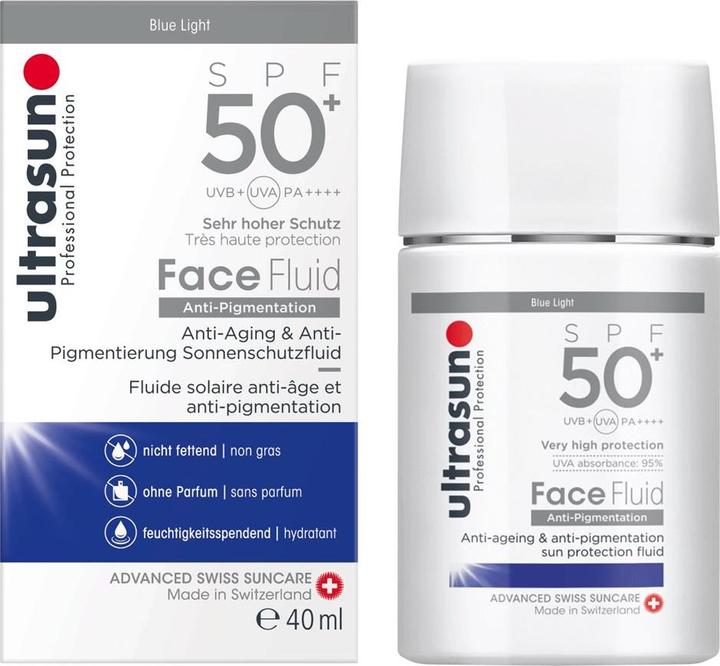 Produktbild Ultrasun Face Fluid Anti-Pigment (Sonnencreme Gesicht, SPF 50, 40 ml, 69 g)