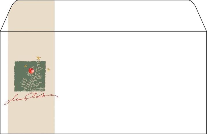 Immagine prodotto Sigel DU256 Buste natalizie, gommate, lunghezza DIN, 50 pezzi (220 x 110 mm, 50 x)