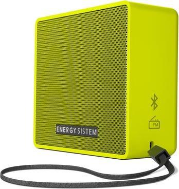 Actual product image Energy Sistem Energy Music Box 1+ Portable Mono Speaker Yellow 5 W (6 h, Rechargeable battery operated)