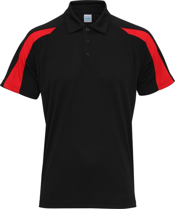 Awdis Just Cool Kurzarm Polo Shirt mit Kontrast Panel (XL)