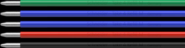 Produktbild Schneider Take (Ersatzmine, Schwarz, Blau, Grün, Rot)