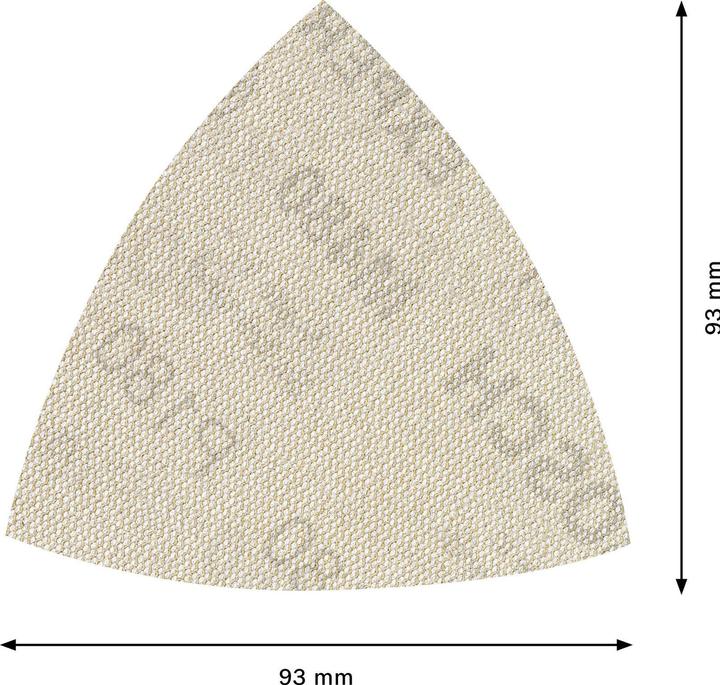 Immagine prodotto Bosch Professional Zubehör Expert M480 Rete di levigatura per levigatrice Delta, 93 mm, G 180, 5 pezzi. (180)