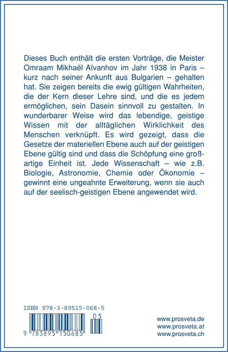Produktbild Das geistige Erwachen (Deutsch, Omraam Mikhael Aivanhov, 2008)