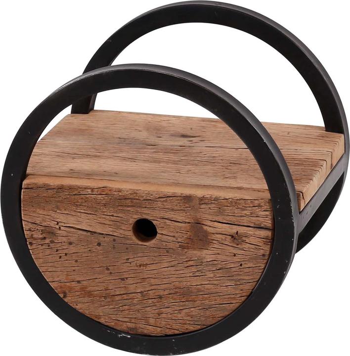 Produktbild zz_ArchivedByPCD_Mutoni industrial Wandregal rund mit Schublade (30 x 25 x 30 cm)